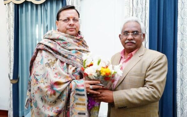 मुख्यमंत्री धामी से विधायक मदन कौशिक ने की शिष्टाचार भेंट, हरिद्वार ऋषिकेश गंगा कॉरिडोर को लेकर हुई चर्चा