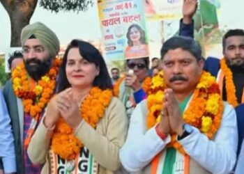 व्यापारियों के बीच पहुंचे वीरेंद्र पोखरियाल, कांग्रेस के पक्ष में मांगे वोट