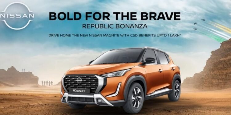 निसान मैग्नाइट पर सेना, अर्धसैनिक बलों और पुलिस के लिए छूट; कंपनी ने पेश किया बोल्ड फॉर द ब्रेव रिपब्लिक बोनांजा