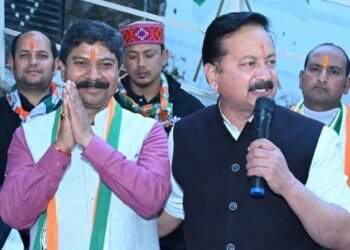 कांग्रेस प्रदेश अध्यक्ष करन माहरा ने की कांग्रेस के पक्ष में मतदान करने की अपील, मेयर प्रत्याशी विरेन्द्र पोखरियाल ने रखा दून के विकास का एजेंडा