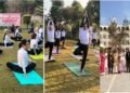 एसजीआरआरयू में वियतनाम के छात्र छात्राओं ने लिया योग प्रशिक्षण